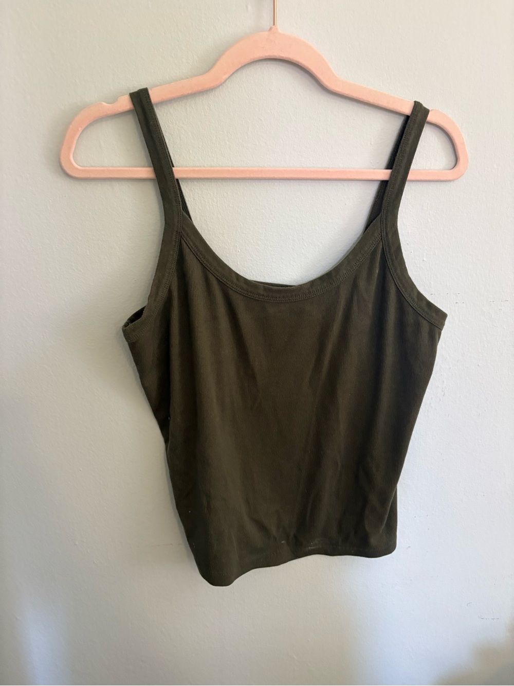 wild fable Olive Scoop Neck Tank